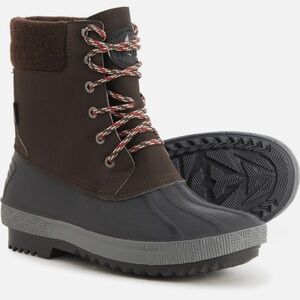 New‎ Men’s Pajar Dark brown waterproof, insulated Tomy winter boots Size 8 NWOB
